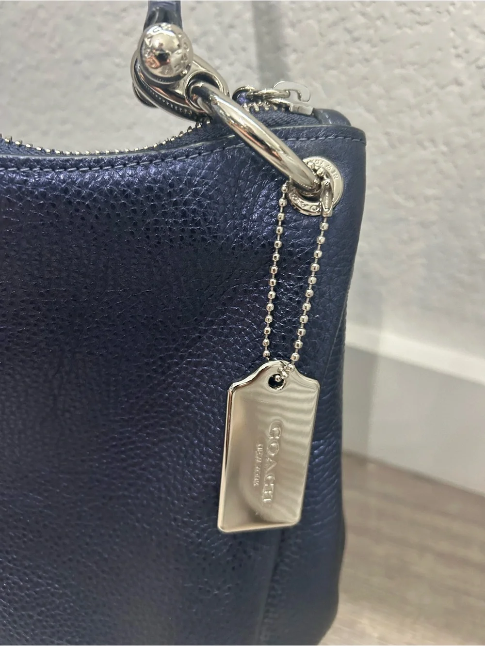 Coach pebbled bag